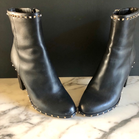 Valentino Shoes - Valentino Rock Stud Bootie